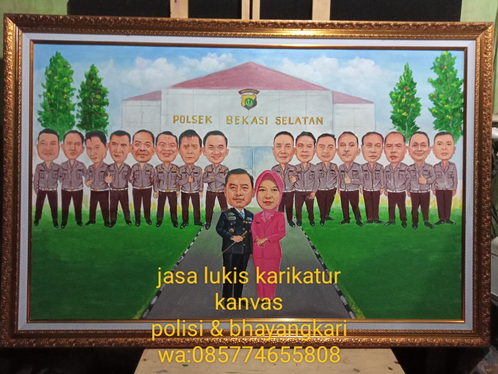 Jasa karikatur bekasi polsek,jasa karikatur terdekat